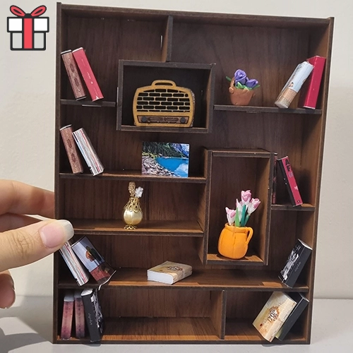 کیت ساخت کتابخانه مینیاتوری