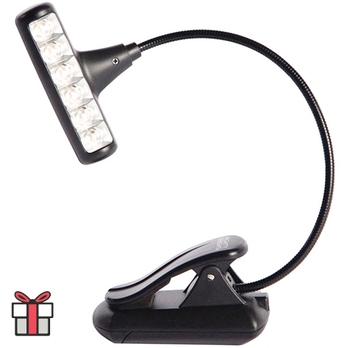 چراغ مطالعه LED قابلتنظیم با کلیپ