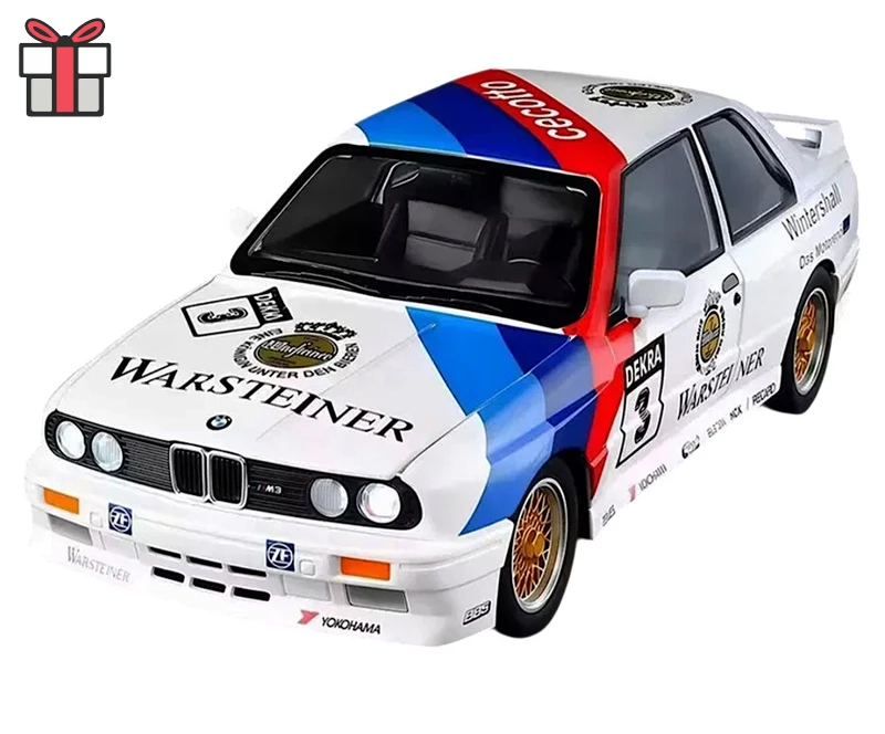 ماکت BMW M3 E30 آبی رنگ